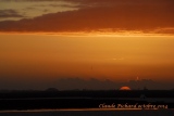 coucher de soleil sur l'aéroport de Faro - Portugal