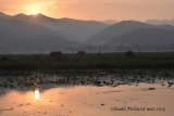 lever de soleil sur le lac Inlé - MYANMAR mai 2015